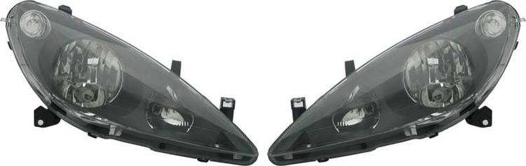 Peugeot 307 01- Lyskaster sort