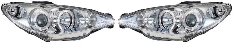 Peugeot 206 Angel Eyes kromattu