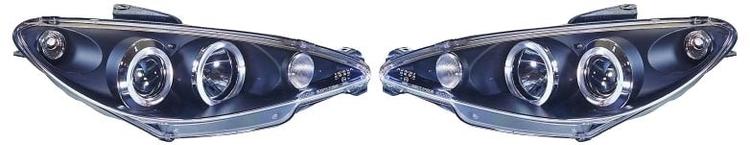 Peugeot 206 Angel Eyes sort