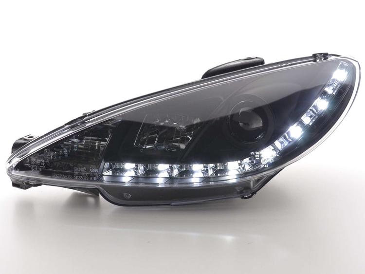 Devil Eyes sorte Peugeot 206