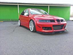 Blanksvart cupspoiler Seat Leon Mk1 Cupra