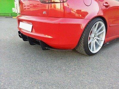 Blanksvart bakre diffusor Seat Leon Mk1 Cupra