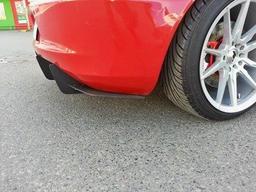 Blanksvart bakre diffusor Seat Leon Mk1 Cupra