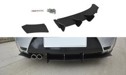 Blanksvart bakre diffusor V1 Seat Leon Mk2 Cupra/FR