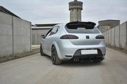 Blanksvart bakre diffusor V1 Seat Leon Mk2 Cupra/FR