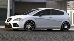 Blanksvart cupspoiler Seat Leon Mk2 Cupra/FR