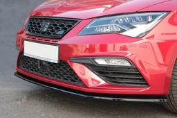 Blanksvart cupspoiler V1 Seat Leon mk3 Cupra/FR (FL)