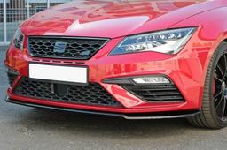 Blanksvart cupspoiler V2 Seat Leon mk3 Cupra/FR (FL)