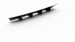 Blanksvart bakre diffusor V1 Seat Leon mk3 Cupra (FL) Sportstourer