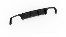 Blanksvart bakre diffusor V3 Seat Leon mk3 Cupra ST (FL)