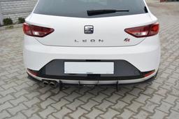 Glossy black Rear diffusor Seat Leon Mk3 FR