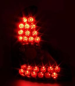 Baklampor LED Krom