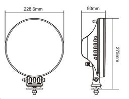 Extraljus LED klart glas 9´