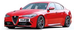 H&R madallussarja  Alfa Romeo Giulia Quadrifogilo 2WD