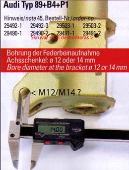 H&R adjustable coilover kit Audi S2