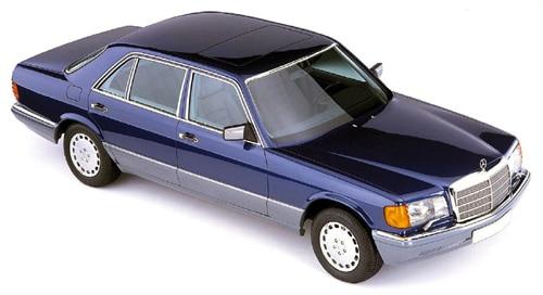 H&R Sänkningssats Mercedes 126