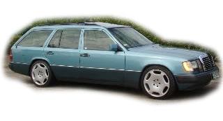 H&R Senkningssats Mercedes 124