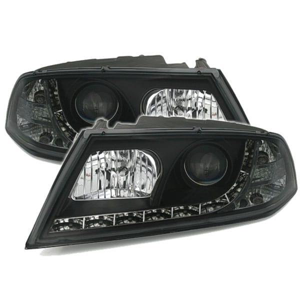 Ajovalot DRL päiväajovalot Mustat