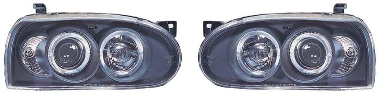 Golf 3 Angel Eyes Projektor sort