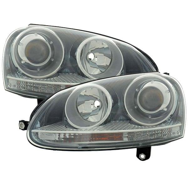 Black Headlights VW Jetta