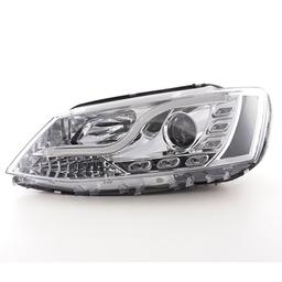 Kromade strålkastare VW Jetta