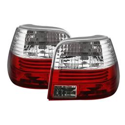 Baklamper rød Klarglass VW Golf