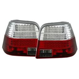 LED Baklampor Röd Klar VW Golf