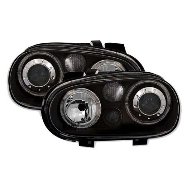 Forlygte Angel Eyes sorte VW Golf 4