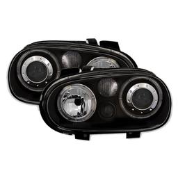 Forlygte Angel Eyes sorte VW Golf 4