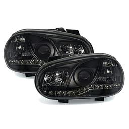 Black Headlights LED VW Golf