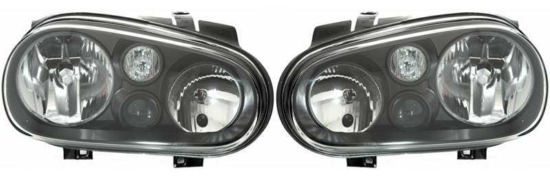 Ajovalot Mustat VW Golf 4