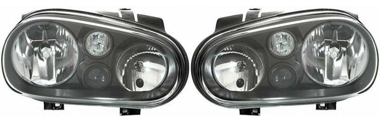 Ajovalot Mustat VW Golf 4