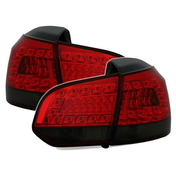 LED Baklampor Röd/Smoke VW Golf 6