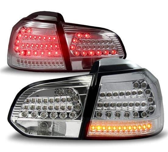 LED Baklampor klarglas VW Golf 6