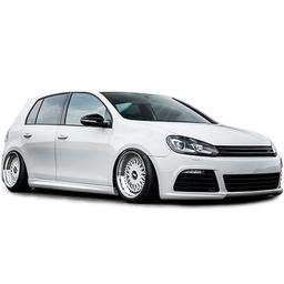 Emblemlös svart grill VW Golf 6
