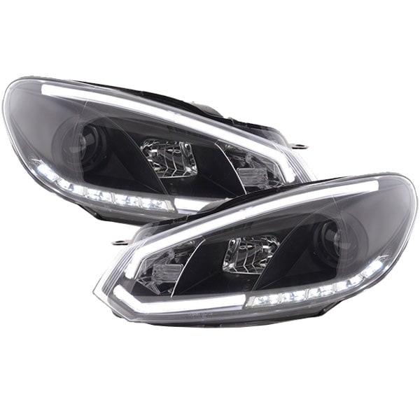 Black LED Headlights Golf 6