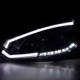 Kromade LED strålkastare Golf 6