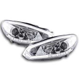 Kromade LED strålkastare Golf 6