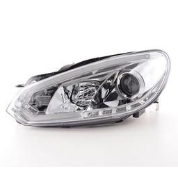 Kromade LED strålkastare Golf 6