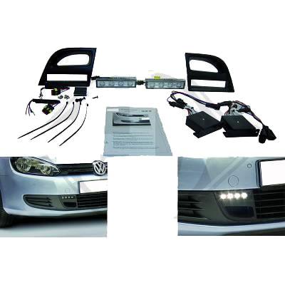 DRL posisjonslys VW Golf 6