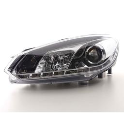 Chrome LED Headlights Golf 6