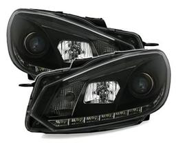 Black LED Headlights Golf 6