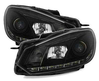 Black LED Headlights Golf 6