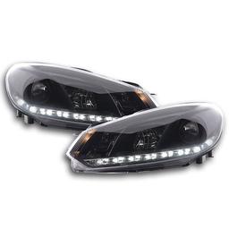 Black LED Headlights Golf 6