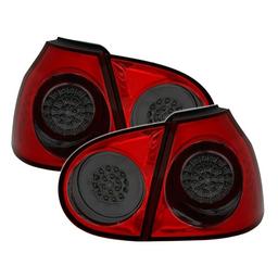 LED Baklampor Röd Smoke VW Golf 5
