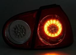 LED Baklampor Röd Smoke VW Golf 5