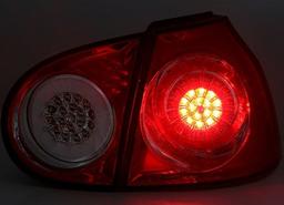 LED Baklampor Svart Smoke VW Golf 5