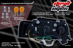 VW Passat 3B Devil Eyes Krom
