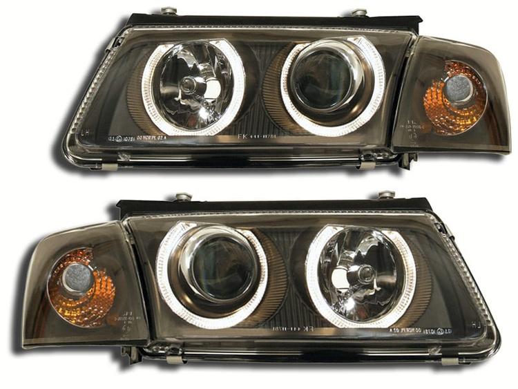 Ajovalot Angel Eyes Mustat VW Passat