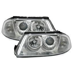 Ajovalot Angel Eyes kromattu VW Passat